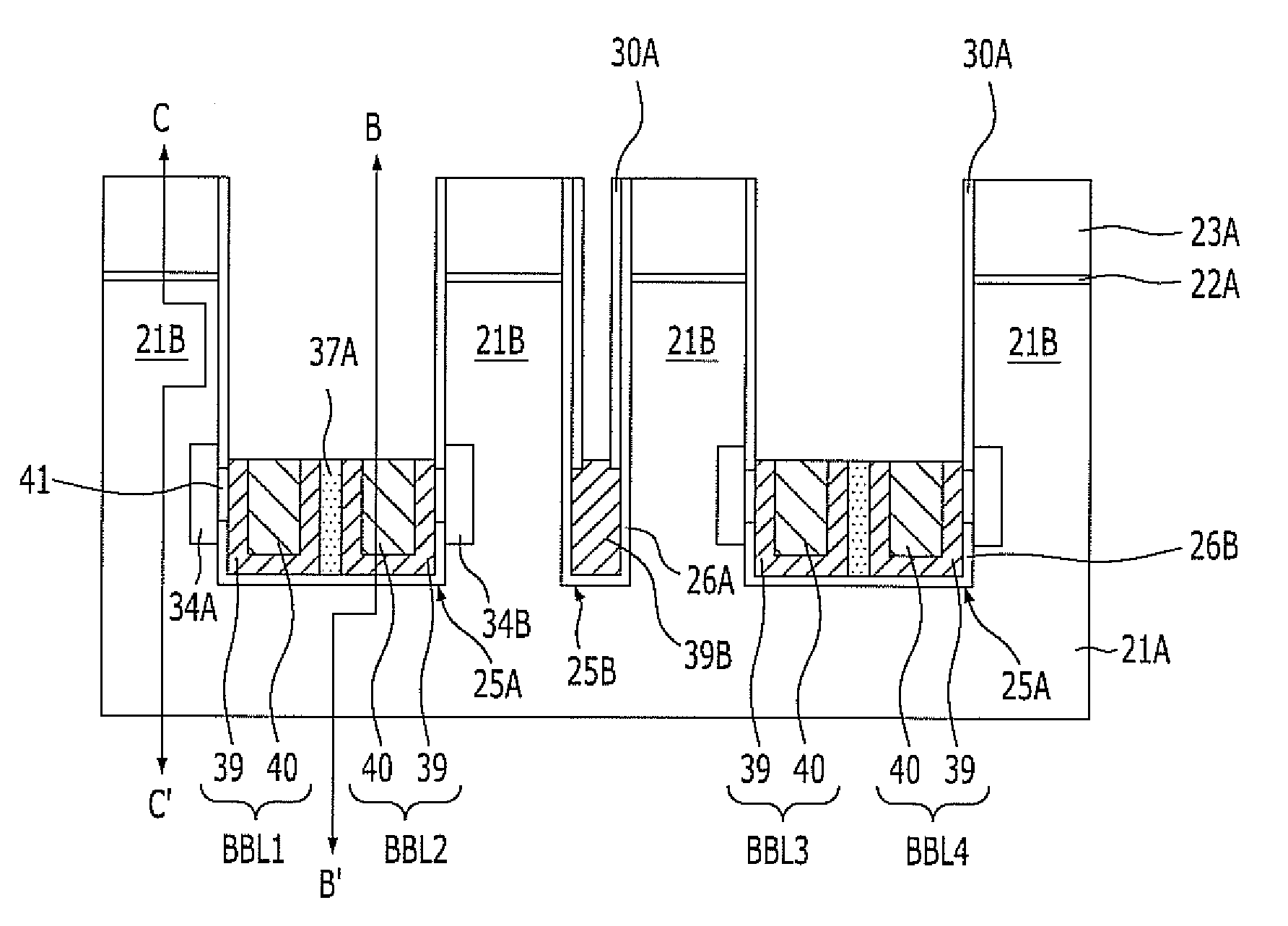 Semiconductor device with buried bit lines and method for fabricating the same