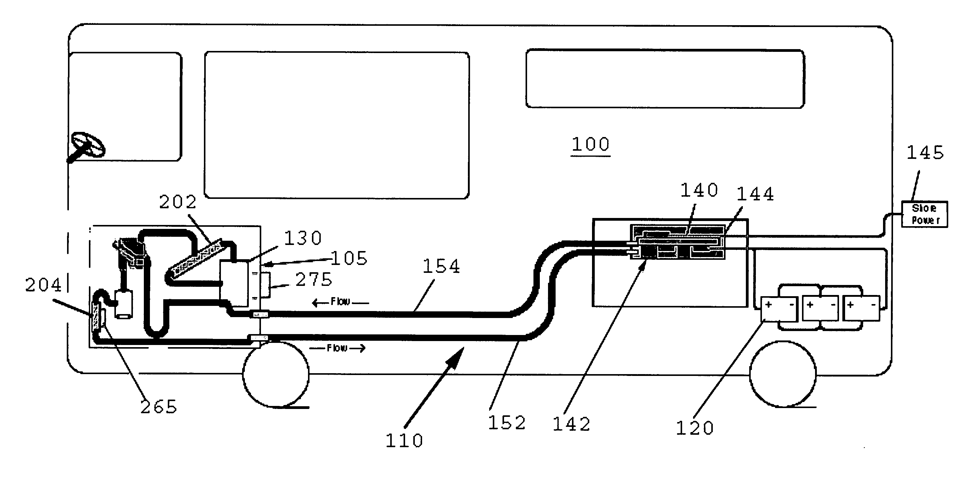 Cooling system for hybrid power system