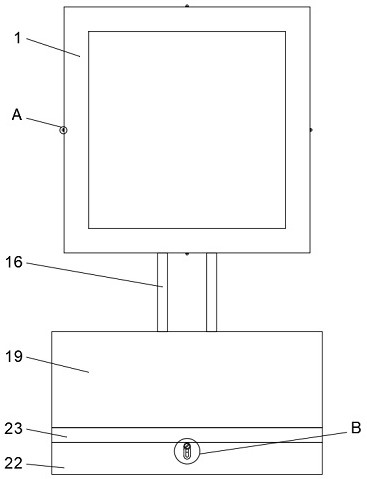 Sound source driving device based on fixed surface