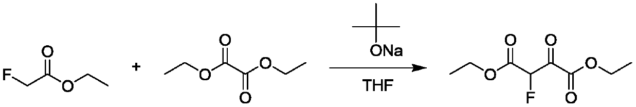Continuous synthesis method for 2-fluoroethyl malonate compound