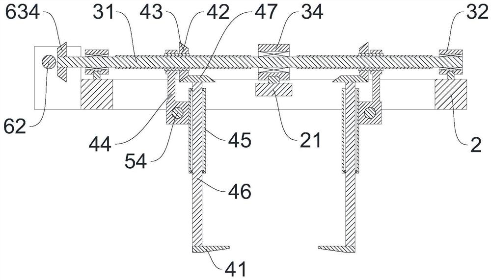 Biological rope filler frame transferring device for tail water ectopic treatment