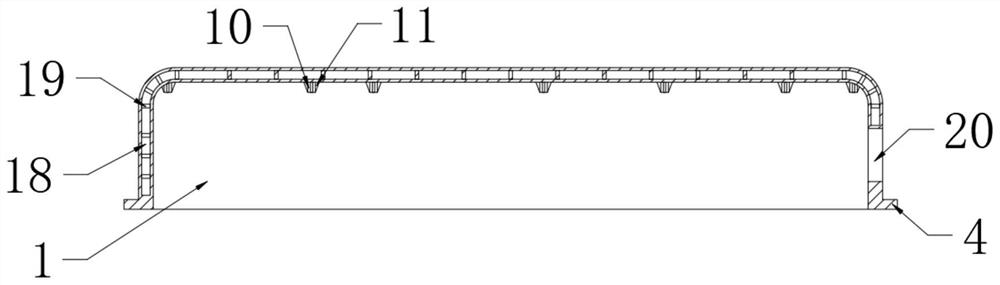 Heat dissipation enhanced engine hood for engineering vehicle