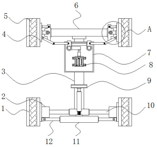 Automobile steering transmission mechanism