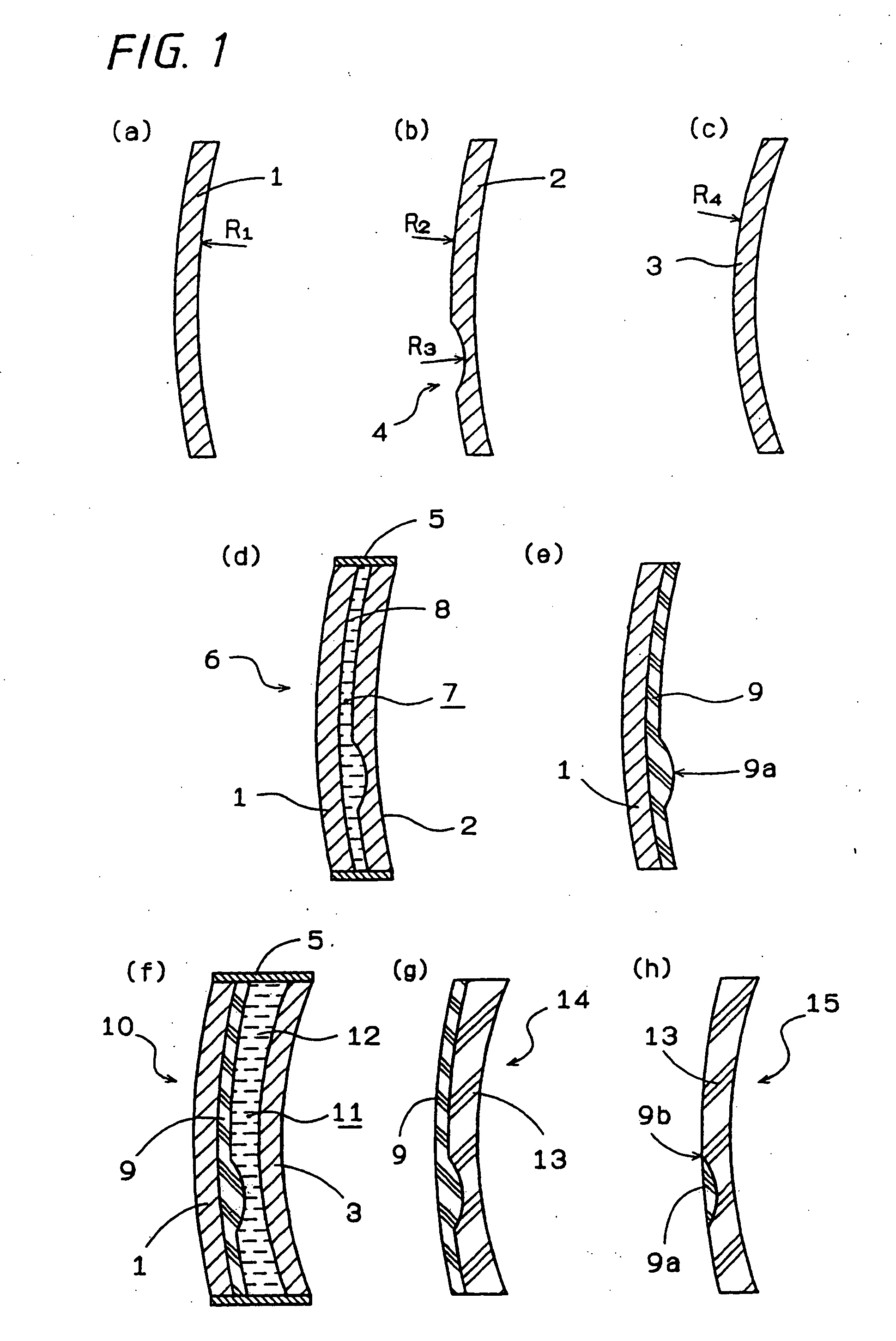 Bifocal plastic lens