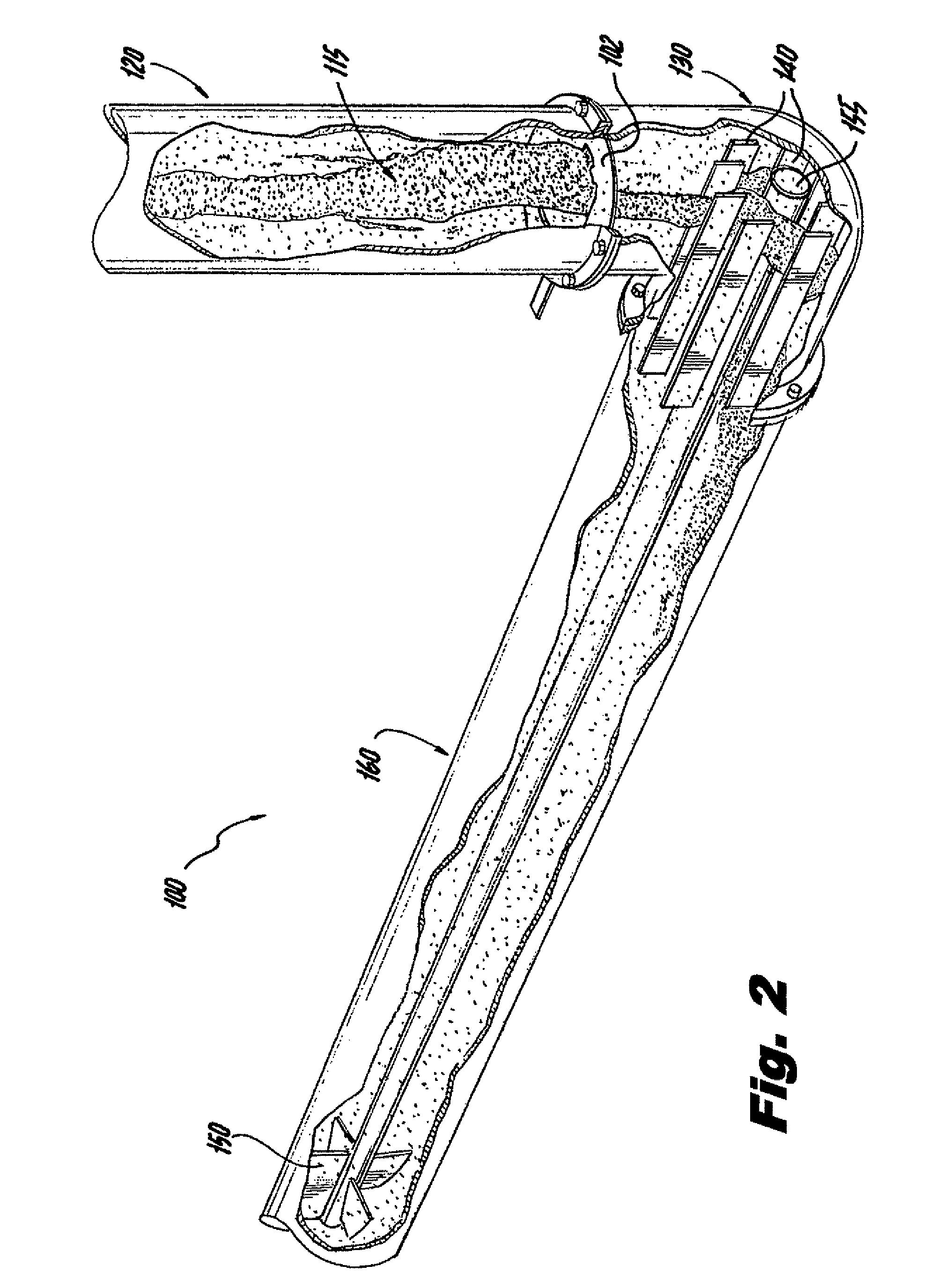 Anti-roping device for pulverized coal burners