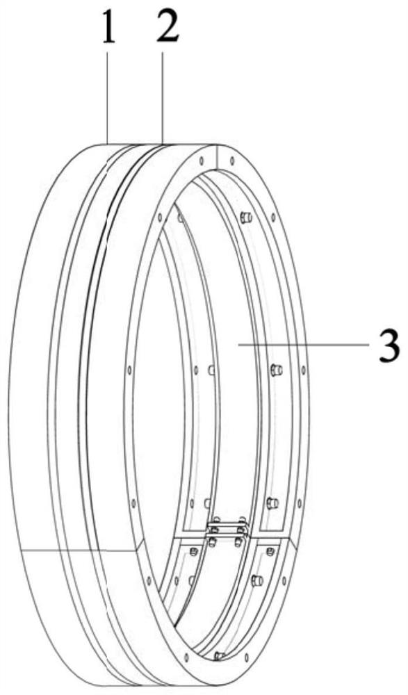 Subway shield tunnel damping segment ring suitable for differential settlement and high-intensity earthquake areas