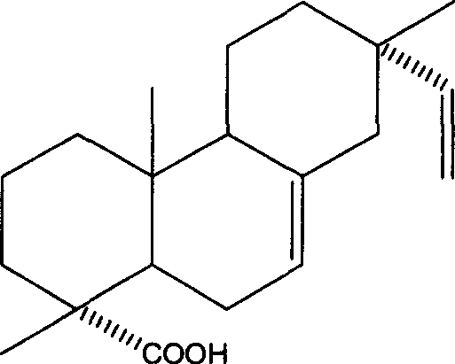 Use of 7,16-pimaric dienoic acid for preparing Anti-AIDS medicine
