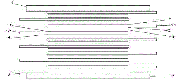 Efficient liquid flow type membrane capacitance desalter