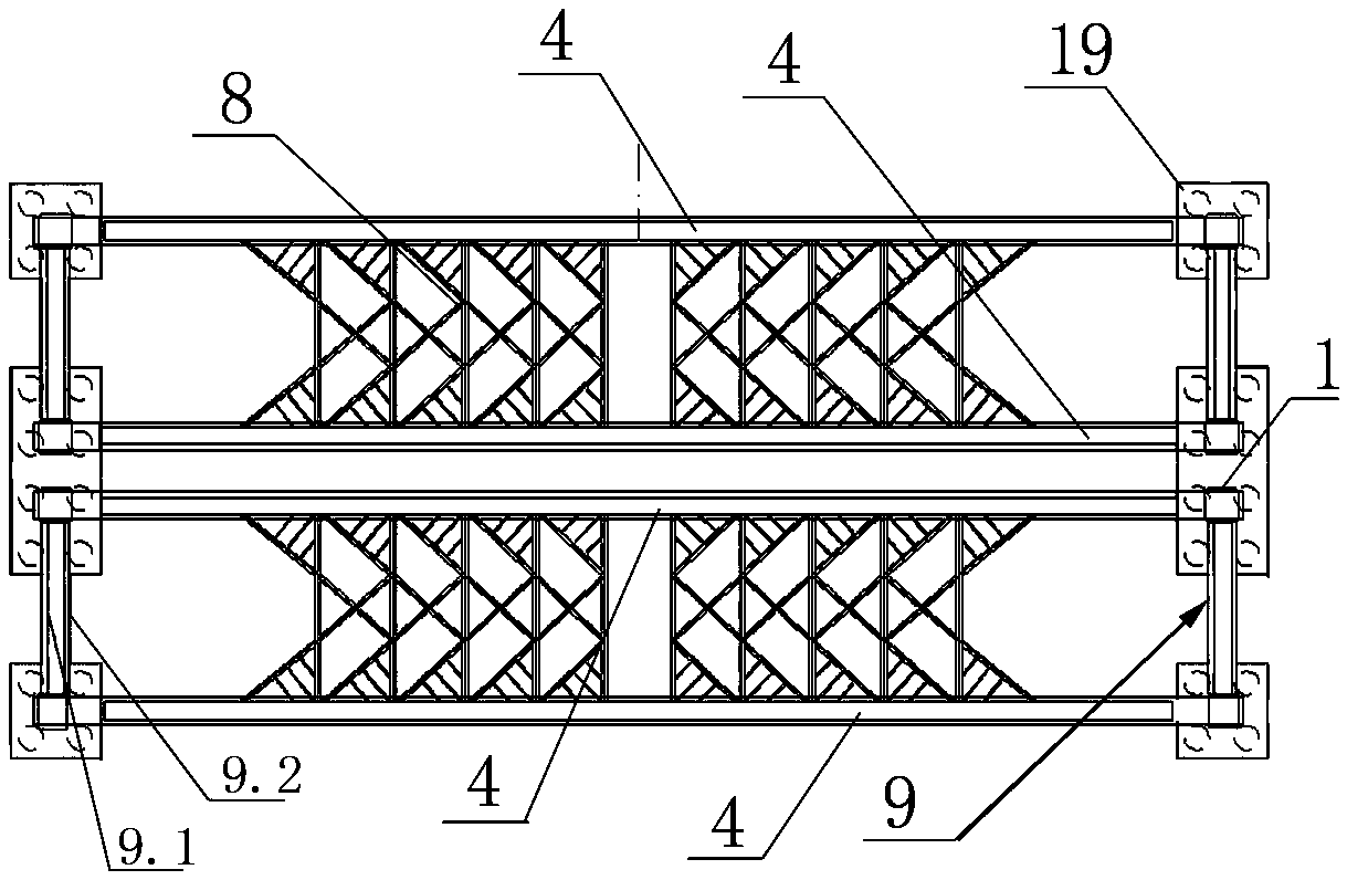 Lower bearing type tied-arch bridge structure unit and arch bridge structure and construction method thereof