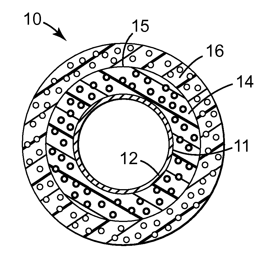 Microphere-containing insulation