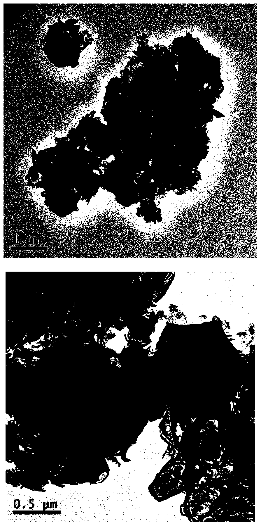 Cobaltosic oxide dodecahedron/carbon nitride nanosheet composite and application thereof in waste gas treatment