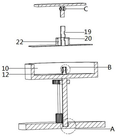 Round tuyere ventilation pipe winding device