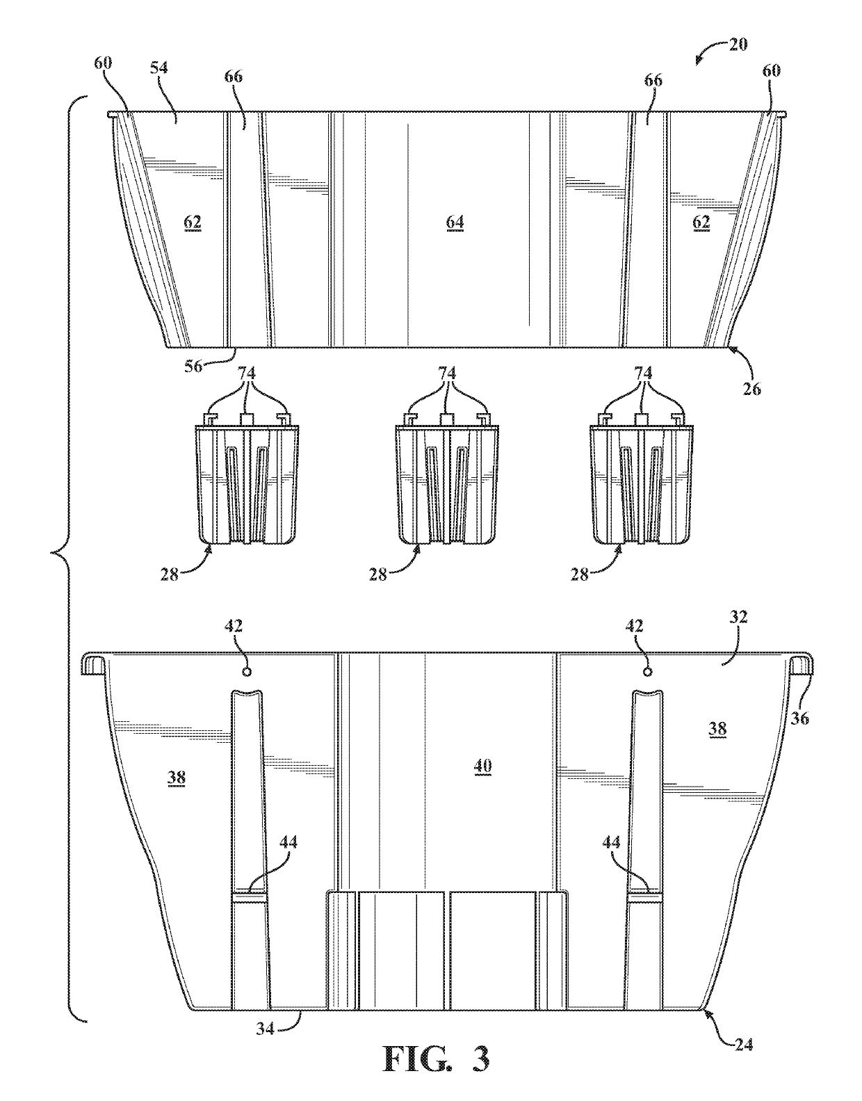 Pole and wall adaptable plant container assembly and bracket
