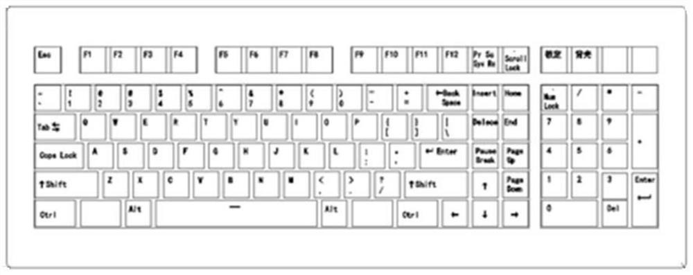 Dimming standard keyboard