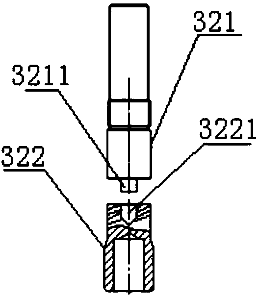 A composite bushing assembly used in the teaching of power transmission high-voltage cable joints