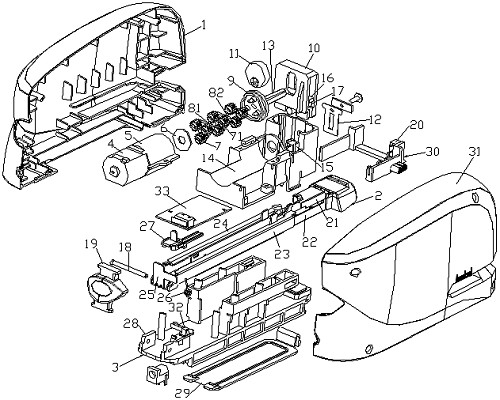 Electric stapler