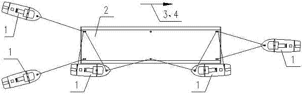 A Formation Method for Floating Vessels in Tunnel Sections by Immersed Tube Method