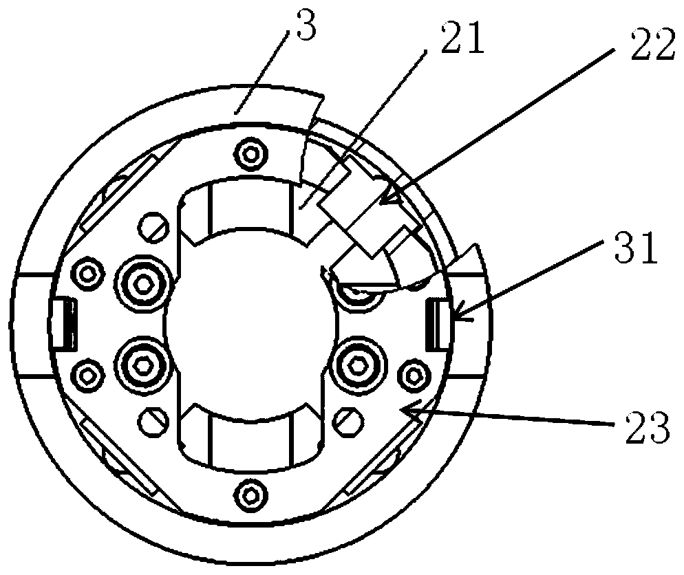 B-ultrasonic monitoring movement mechanism with guide device