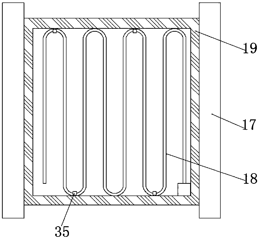 A cloud computing device protection device with a dustproof function