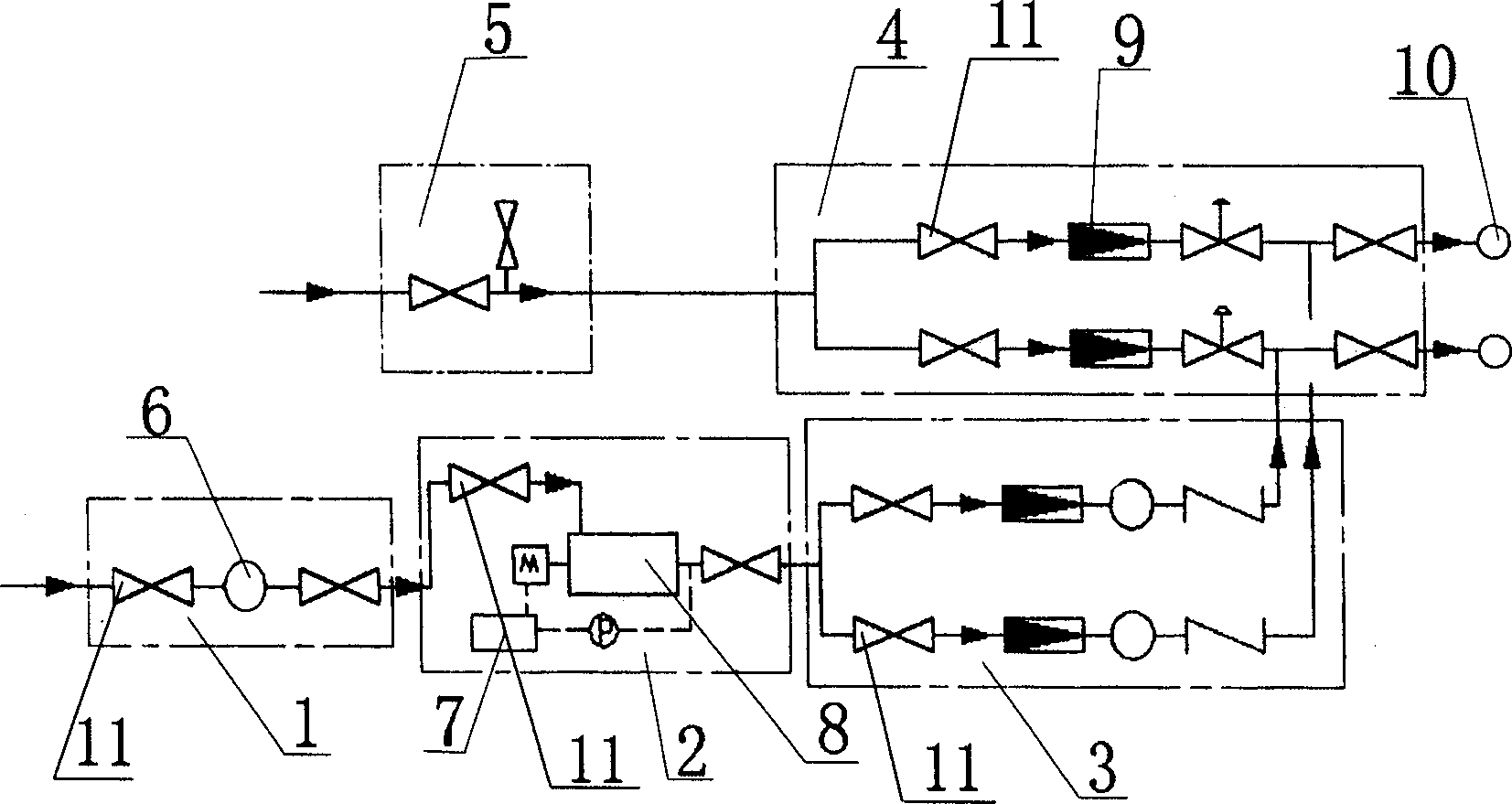 Movable injection station and its injection and polymerization technique