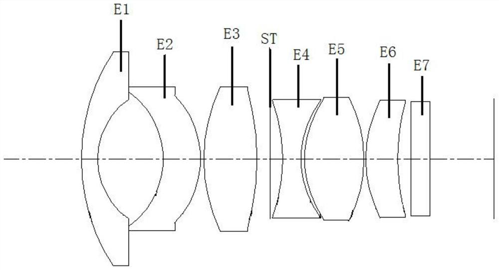 Large-aperture high-definition lens for commercial vehicle driving at night