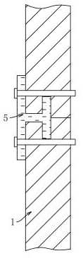 Building shear wall formwork support system