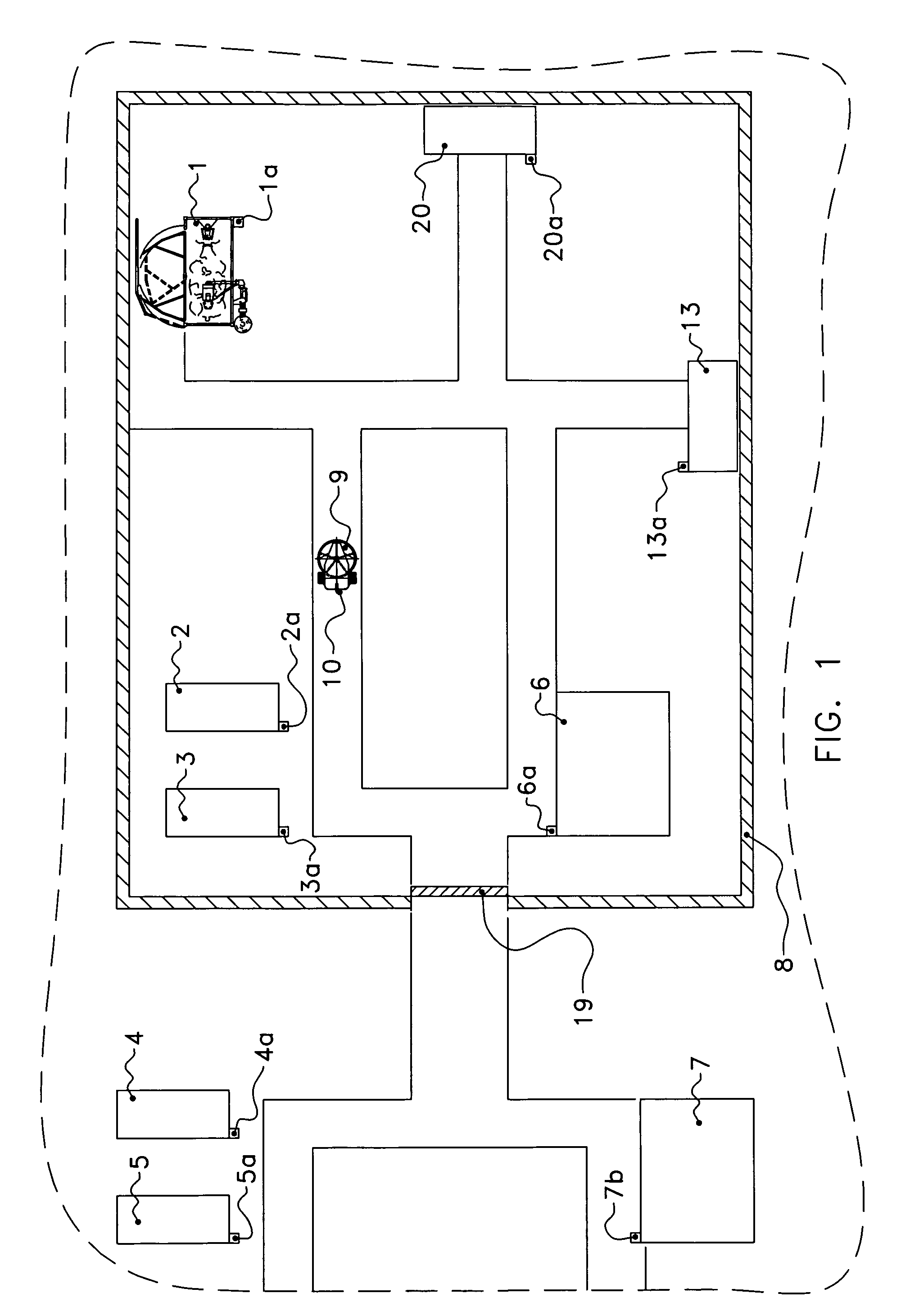 Installation for supplying liquid feed to an animal and an autonomously displaceable vehicle for use in such an installation