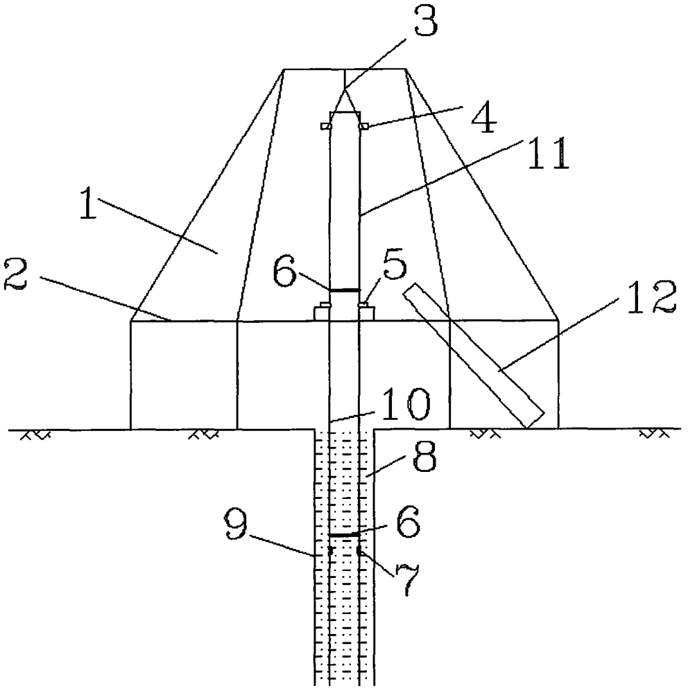 Double-plug piping method of heavy-caliber gas exhaust hole working sleeve