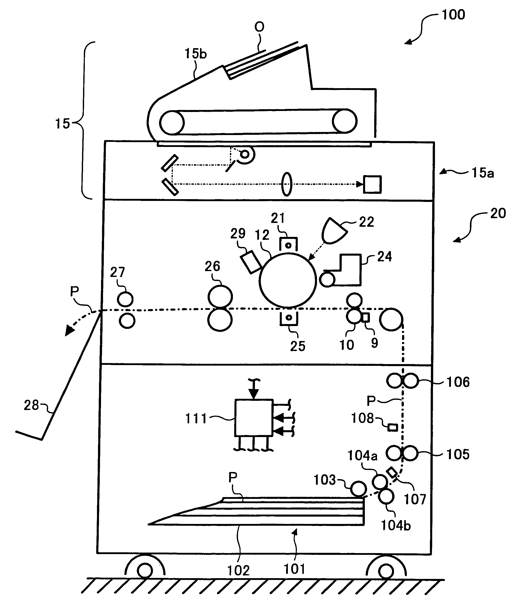 Method for image forming capable of performing fast and stable sheet transfer operations