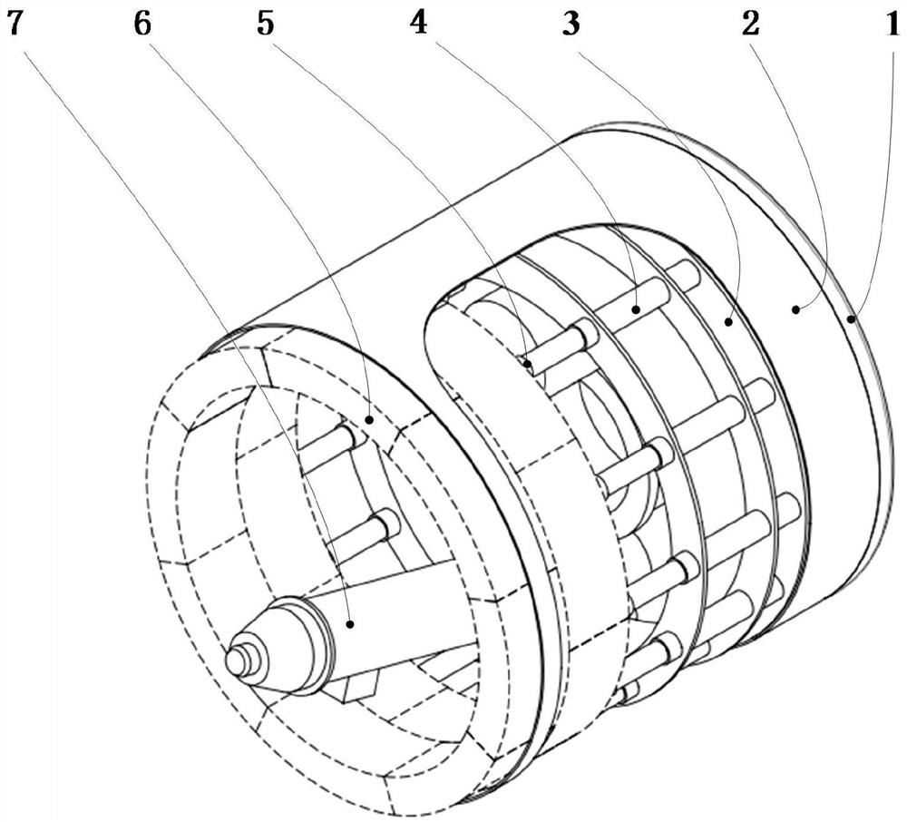 A Geometric Series Layout Method for Shield Propulsion System