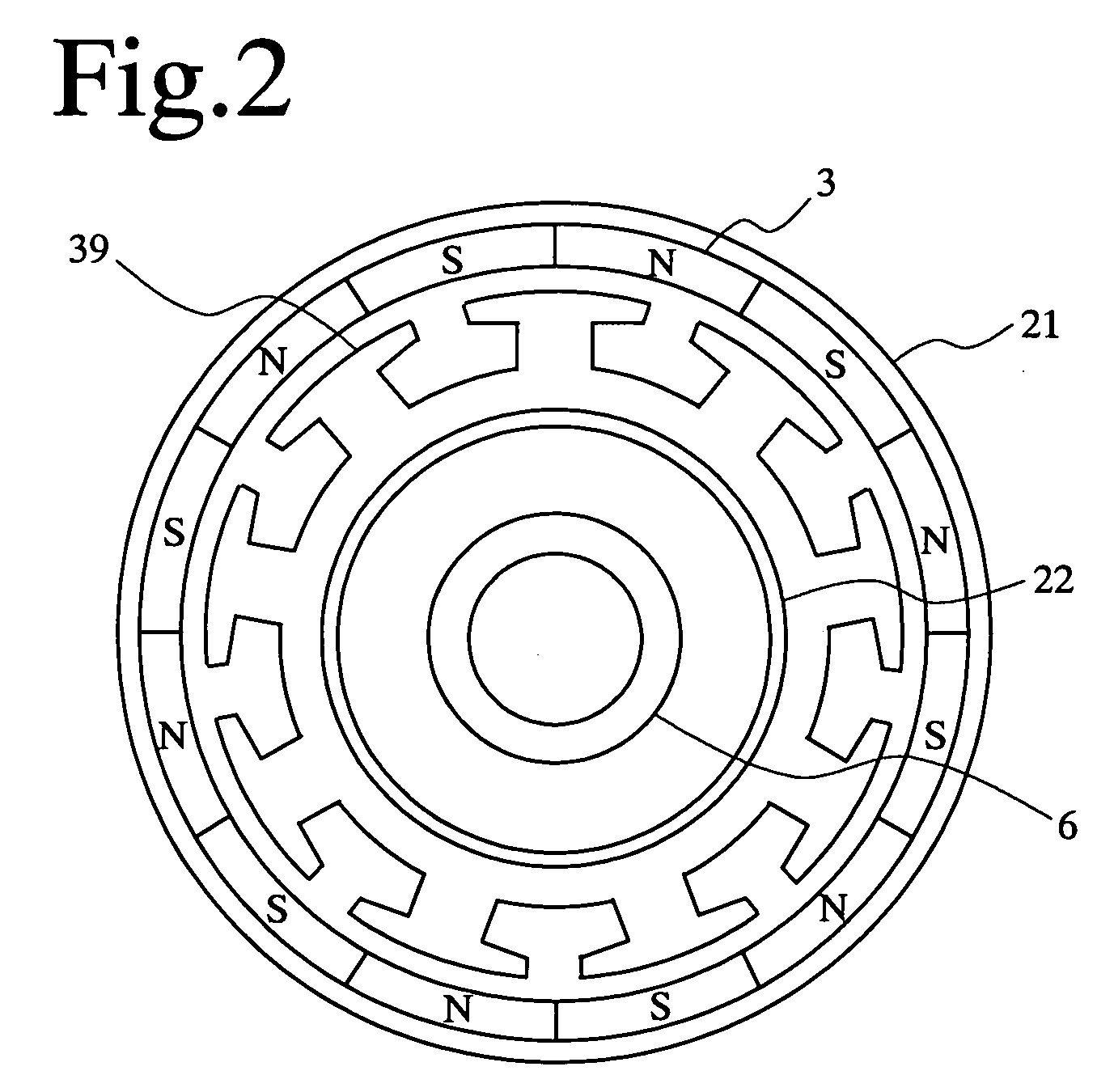 Magnetic member, motor device, magnetizing method and storage device