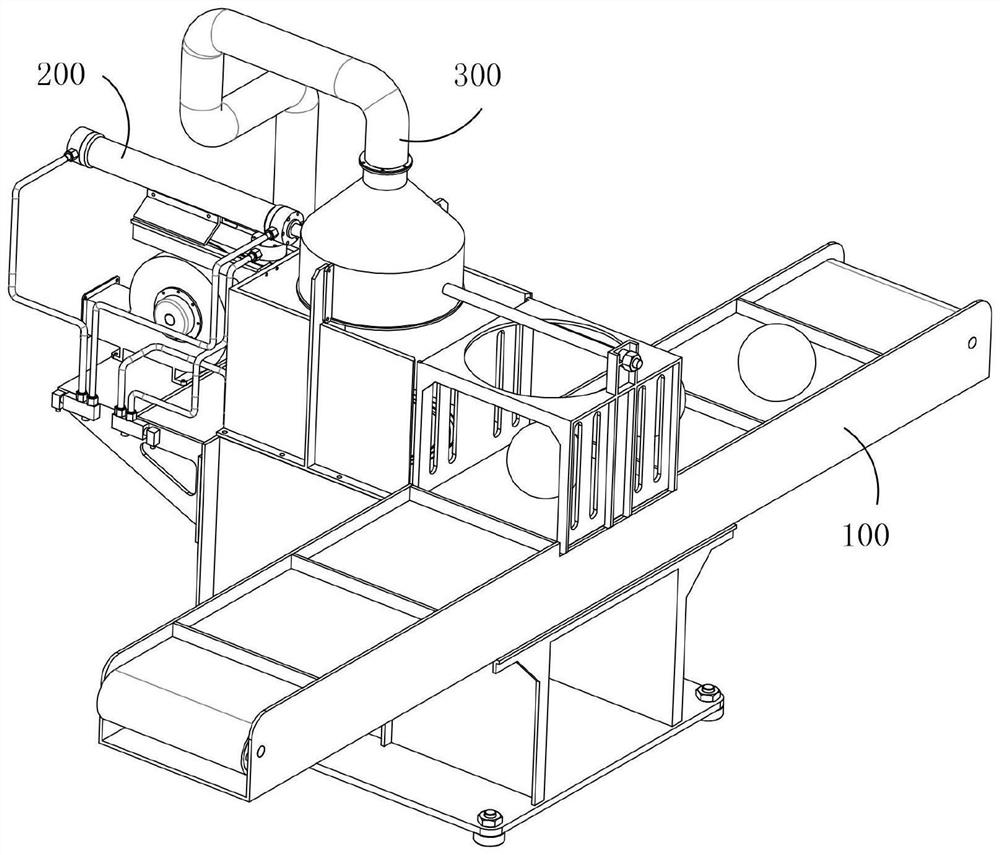 Efficient dehydration process in vegetable deep processing course