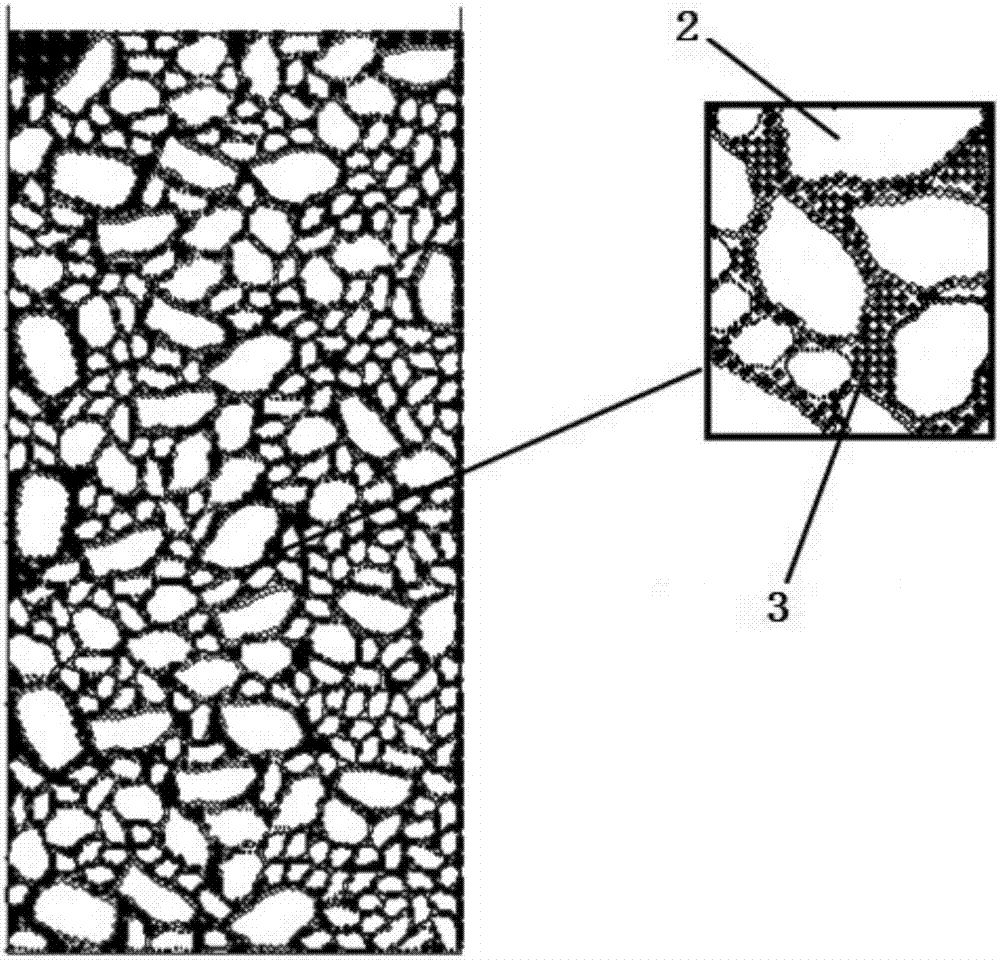 Boundary discrimination algorithm-based numerical value molding method of mixture