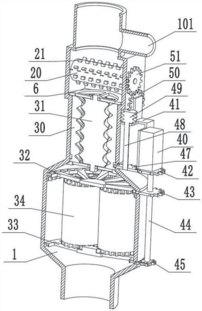 A garbage disposal device