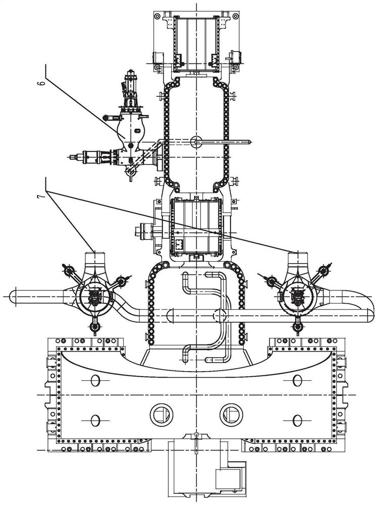 Supercritical 145MW-grade primary intermediate reheating reaction steam turbine