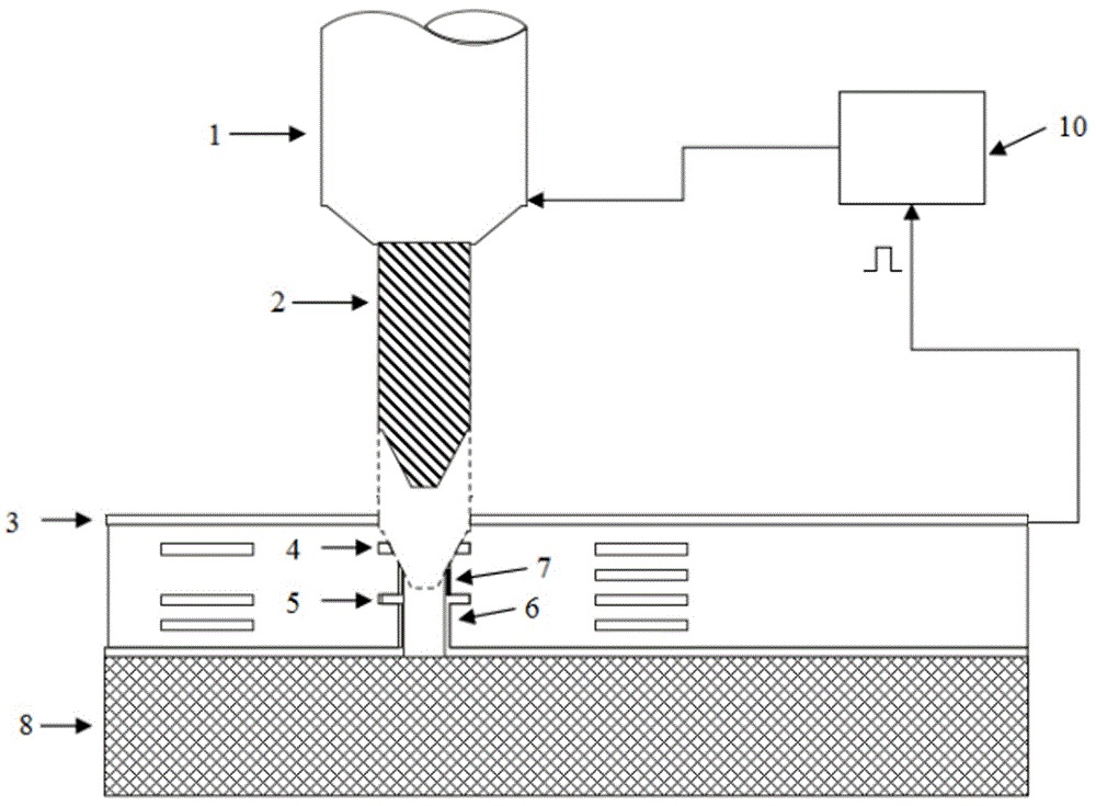Re-processing method of leaking and drilling back board