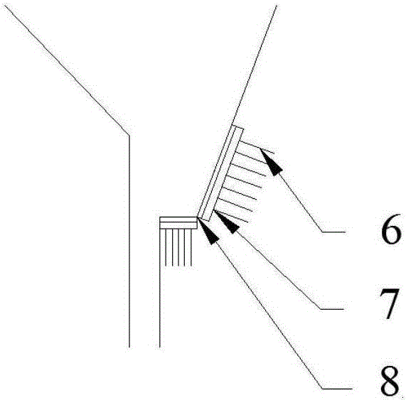 Double buffering protecting method for mine draw shaft wall