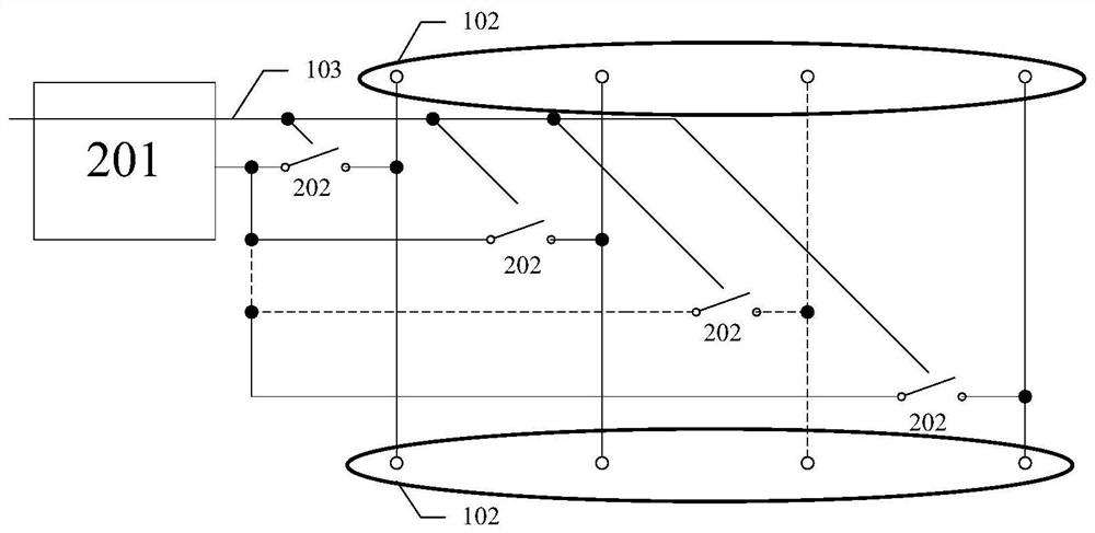 A pixel matrix circuit applied to image sensor