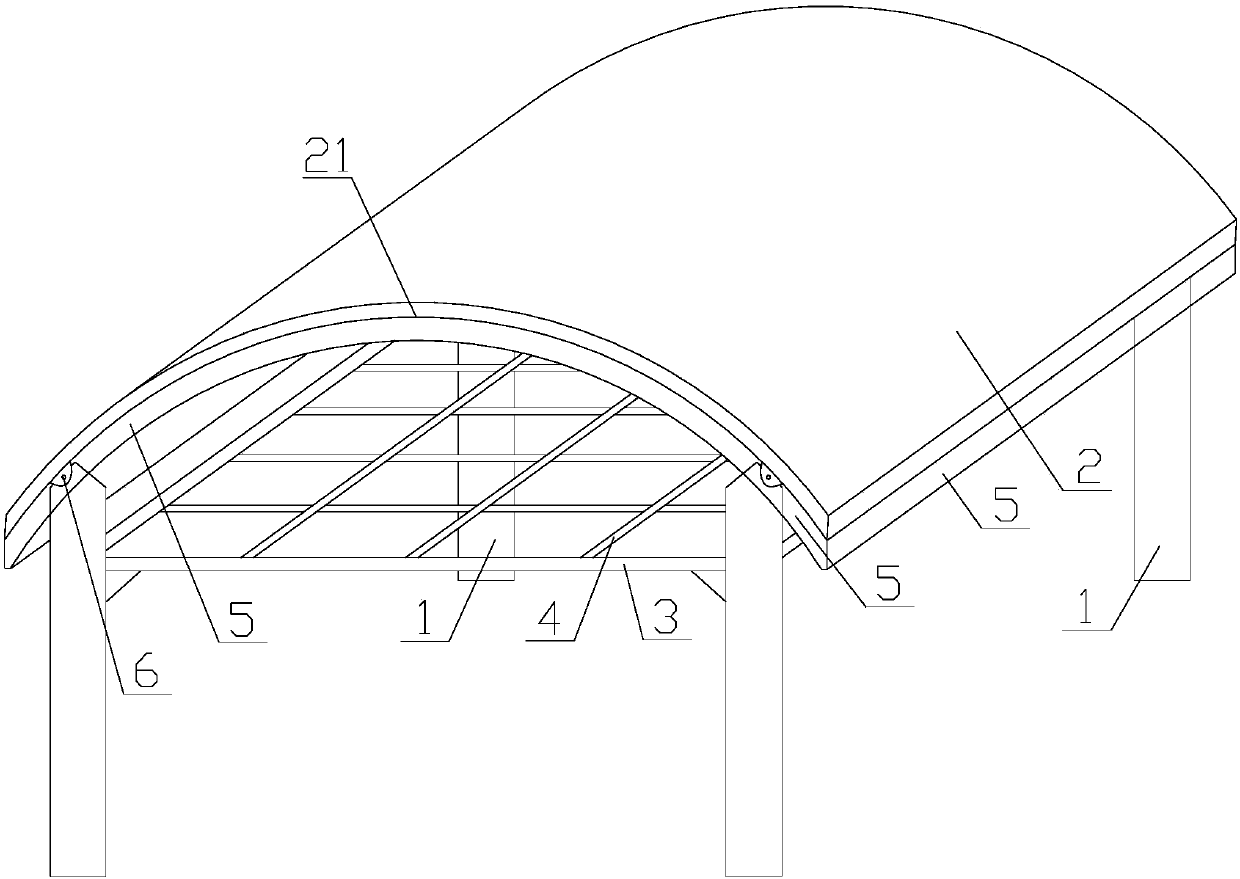 Recreational grape trellis