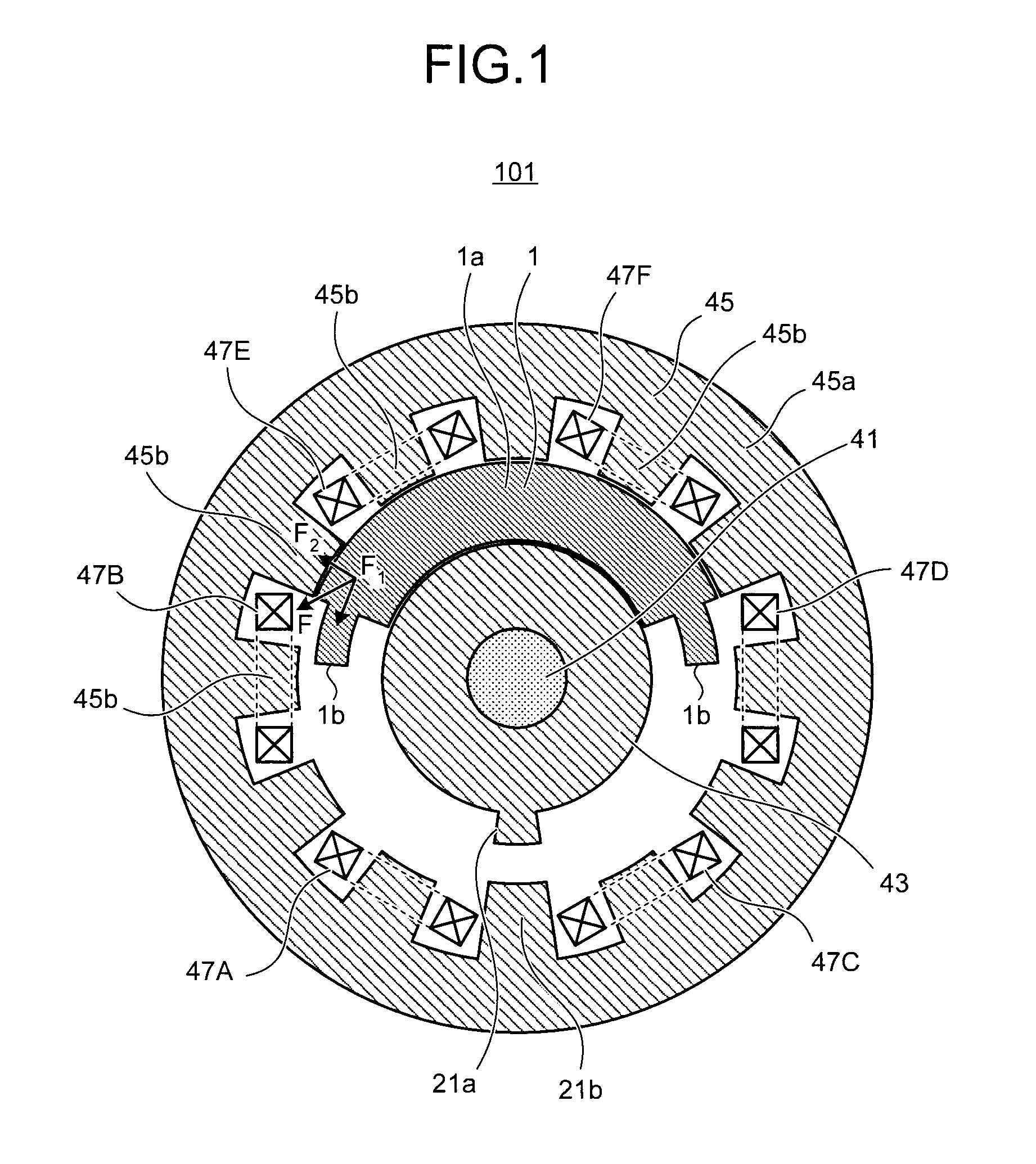 Three-stable oscillating electromagnetic actuator