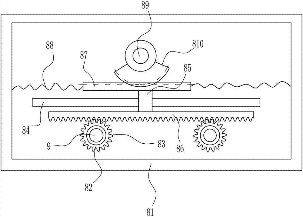 Manufacturing device for automobile brake pad