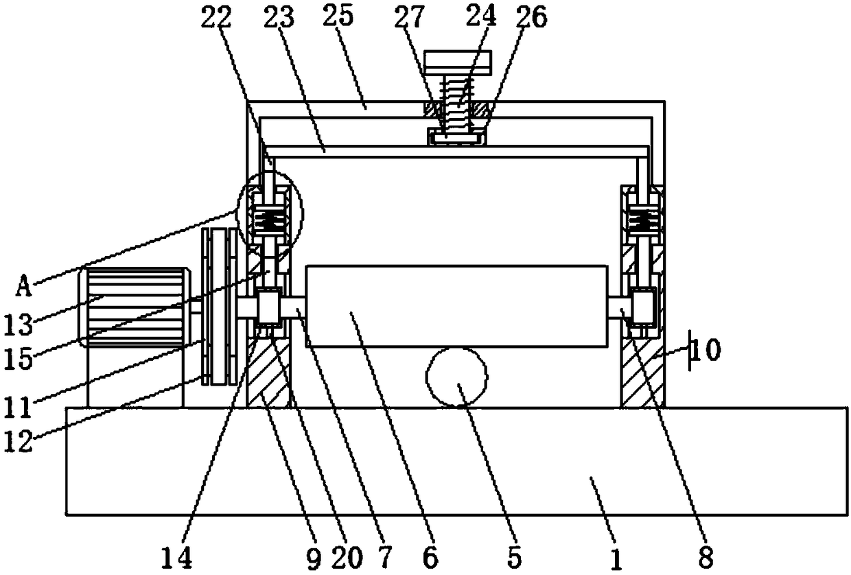 Cut-off device for dry batterycarbon rod processing
