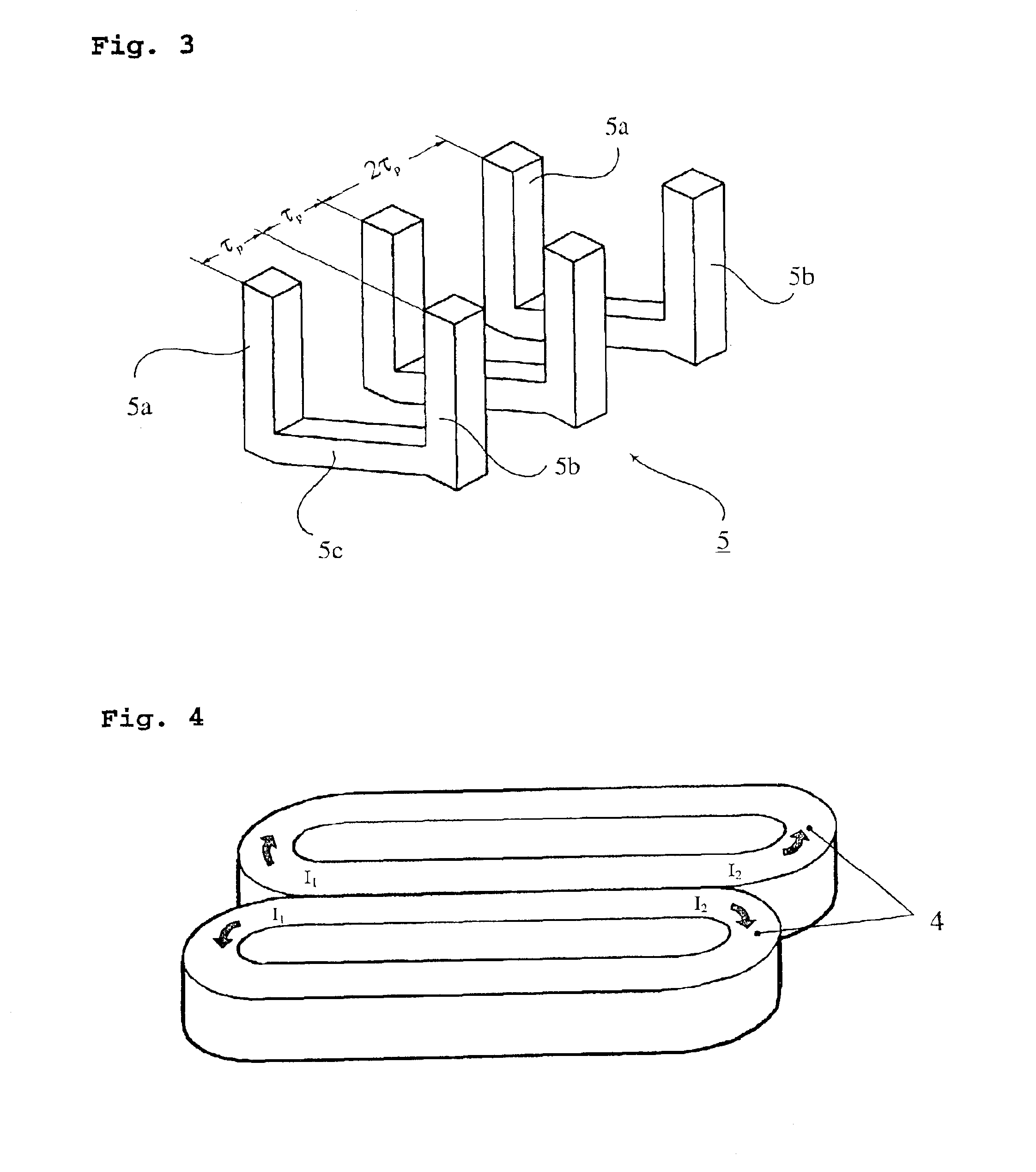 Transverse flux linear motor with permanent magnet excitation
