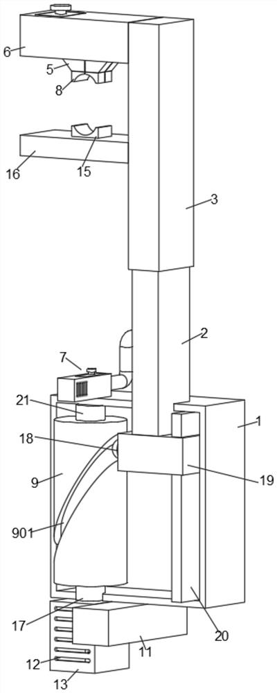 Auxiliary stress application hammer mechanism for operating rod of electric power system