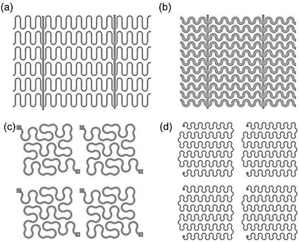 Preparation method of stretchable crystalline semiconductor nanowire based on linear design and guidance of planar nanowire