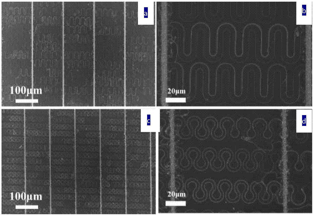 Preparation method of stretchable crystalline semiconductor nanowire based on linear design and guidance of planar nanowire