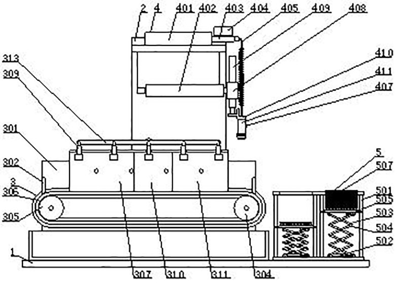 Automatic stacking manipulator for egg tray loading