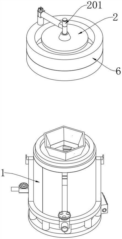 Pressure self-unloading type hot water tank based on chemical production