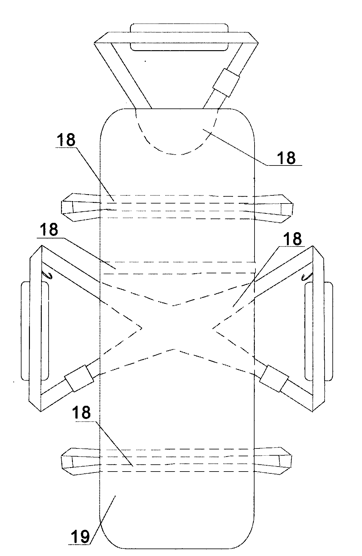 Novel first-aid soft stretcher