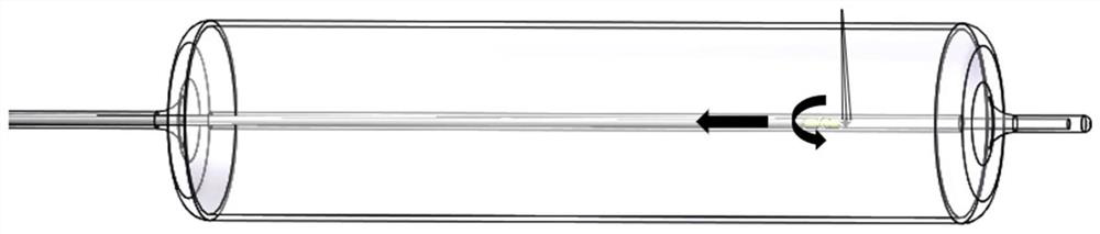 Miniature endoscopic imaging probe of optical coherence tomography system